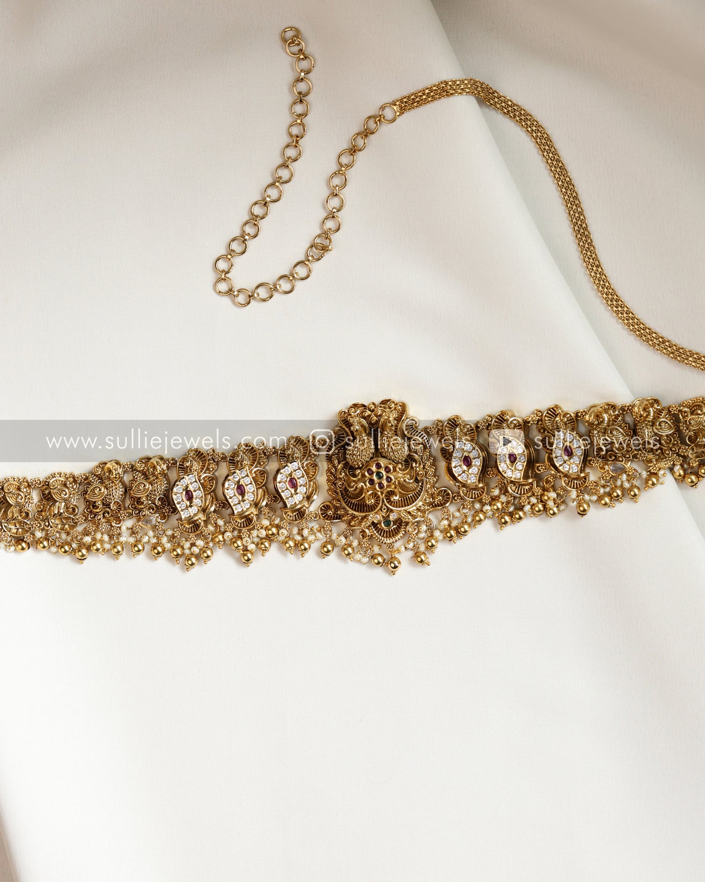 Peacock Gold Premium Hipchain