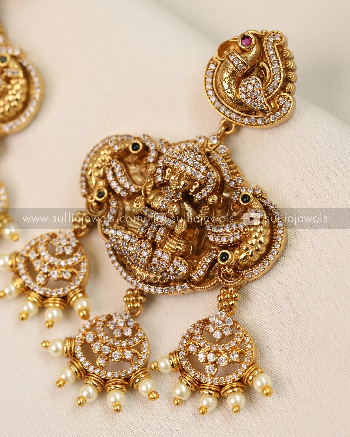 Premium Goddess Nagas Long Chain/Haram with Jhumka