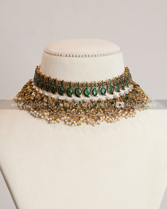 Elephant Temple Green Palakka Mango Layered Combo ( 4 piece )