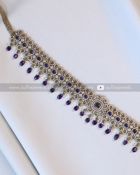 Victorian Violet Stone Premium Hipchain