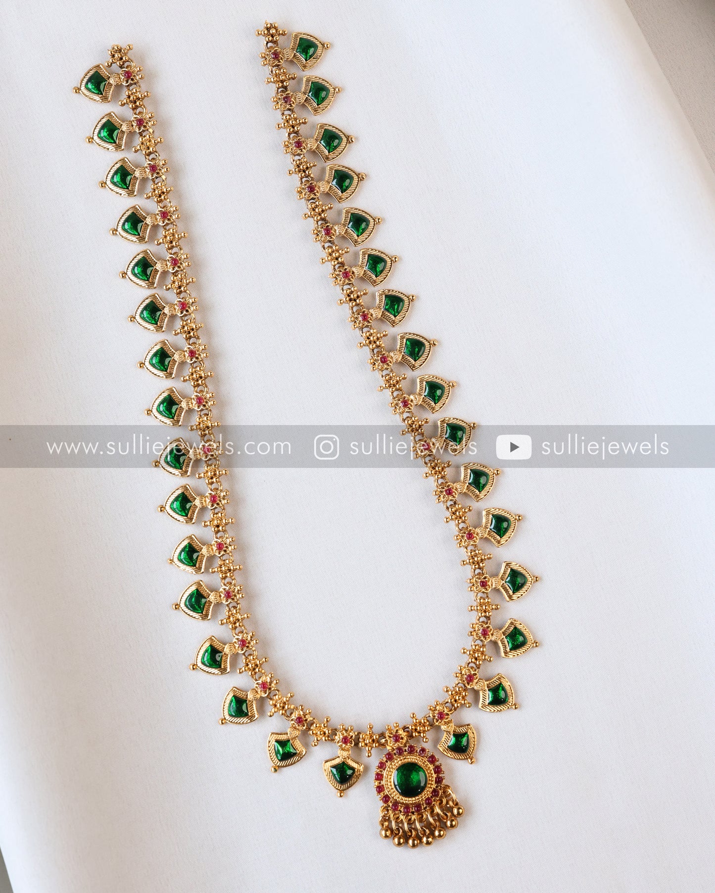 Sullie Basic - Kerala Palakka Long Chain / Maala with Studs