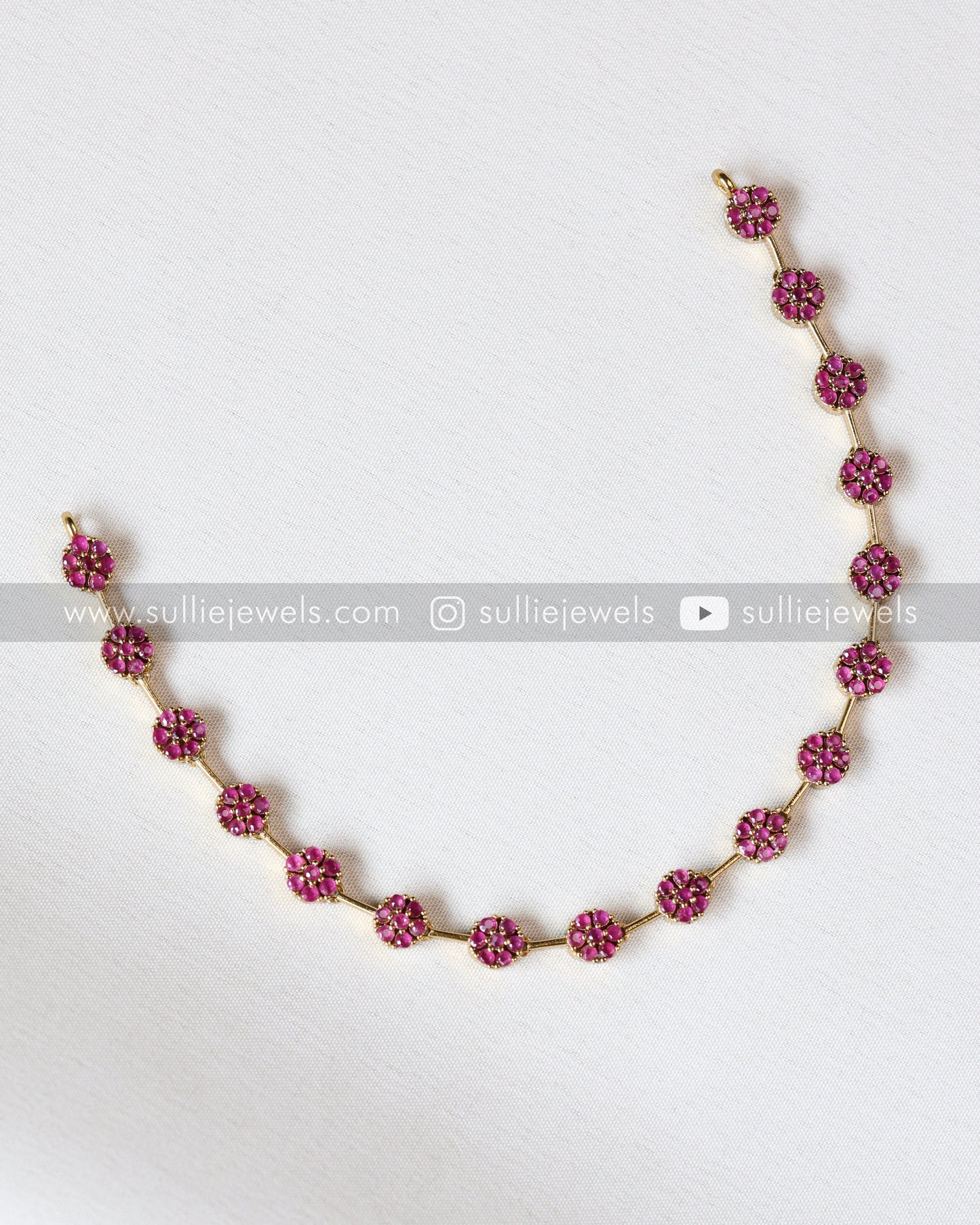 Minimal Flower AD Necklace Set