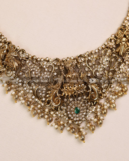 Premium Lakshmi Necklace with Earrings