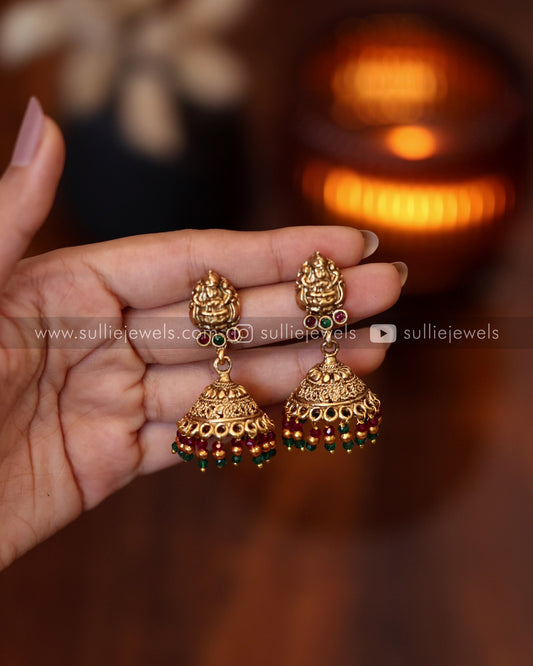 Lakshmi Multicolour Pendant Set