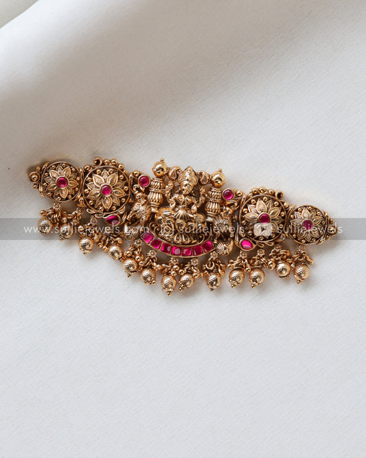 Lakshmi Premium Copper Gold Choker with Stud
