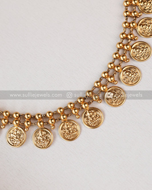 Sullie Basic - Coin Minimal Necklace with Jhumka
