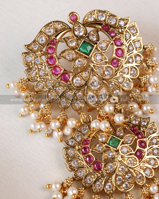 Stone Premium Hair Brooch