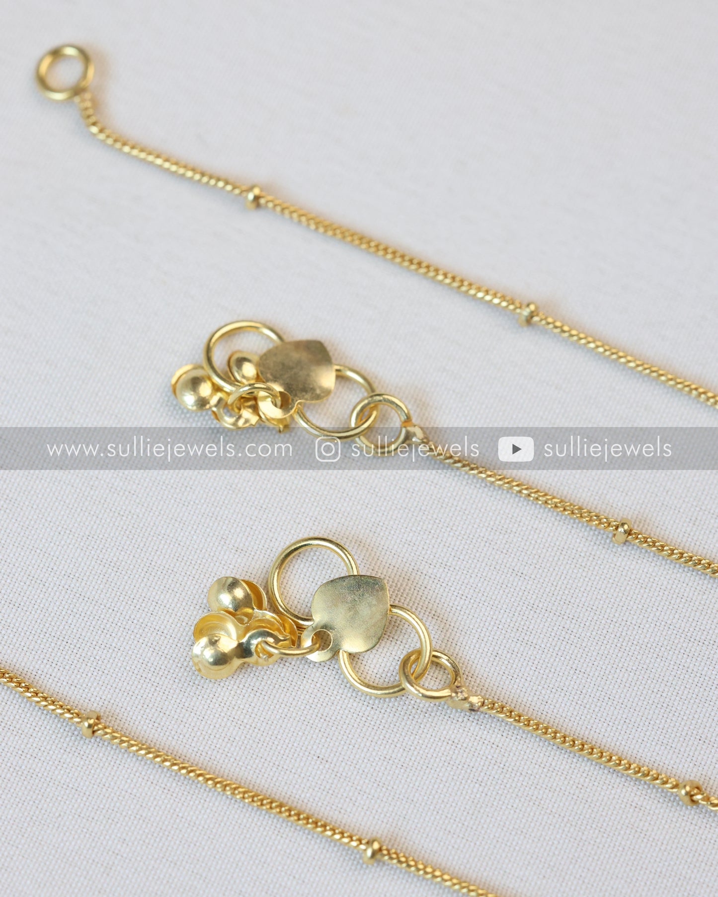 Square Kemp Minimal Anklet