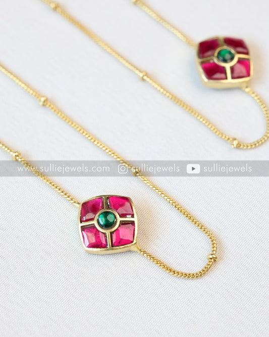 Square Kemp Minimal Anklet