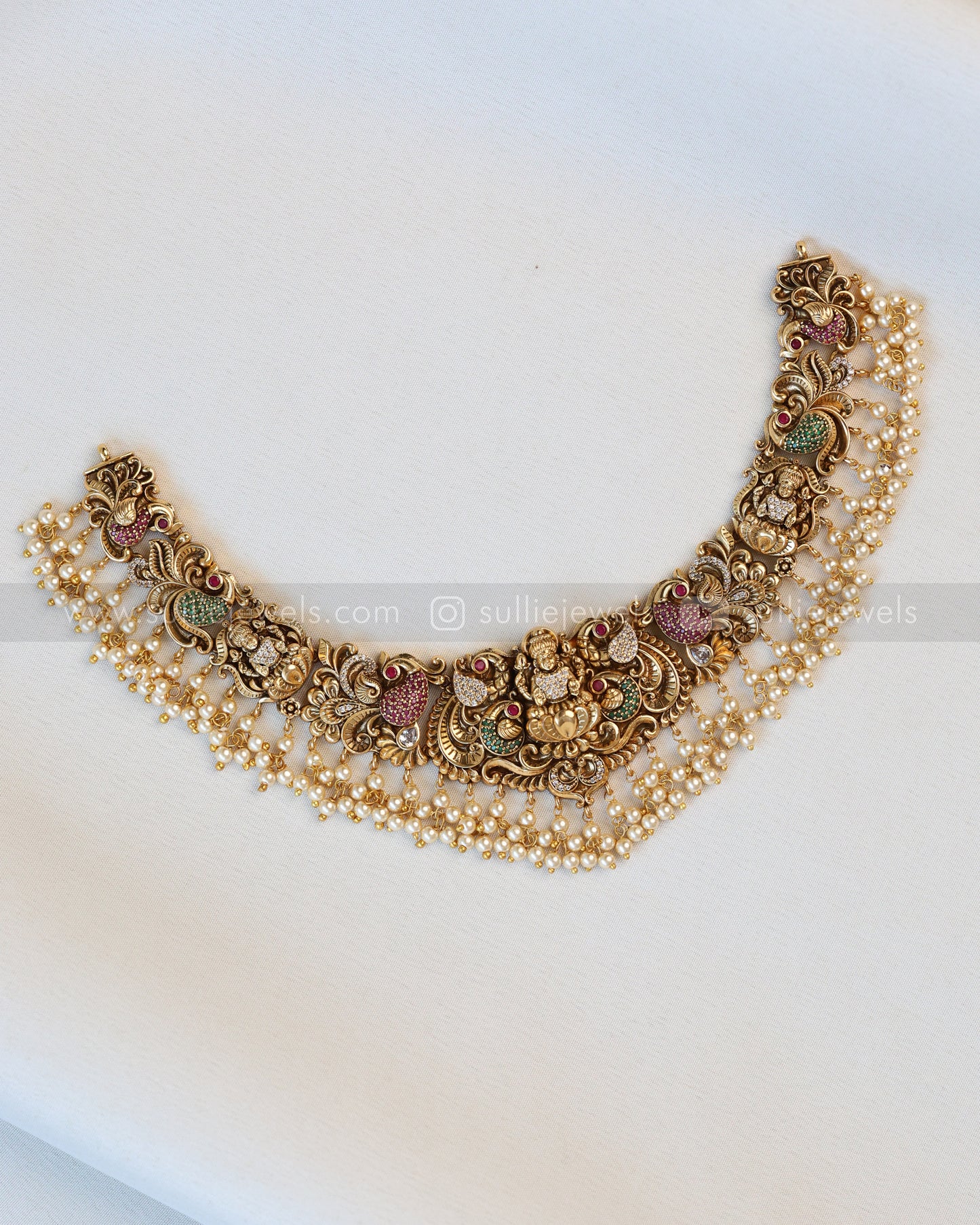 Premium Goddess Multicolour Necklace with Earring