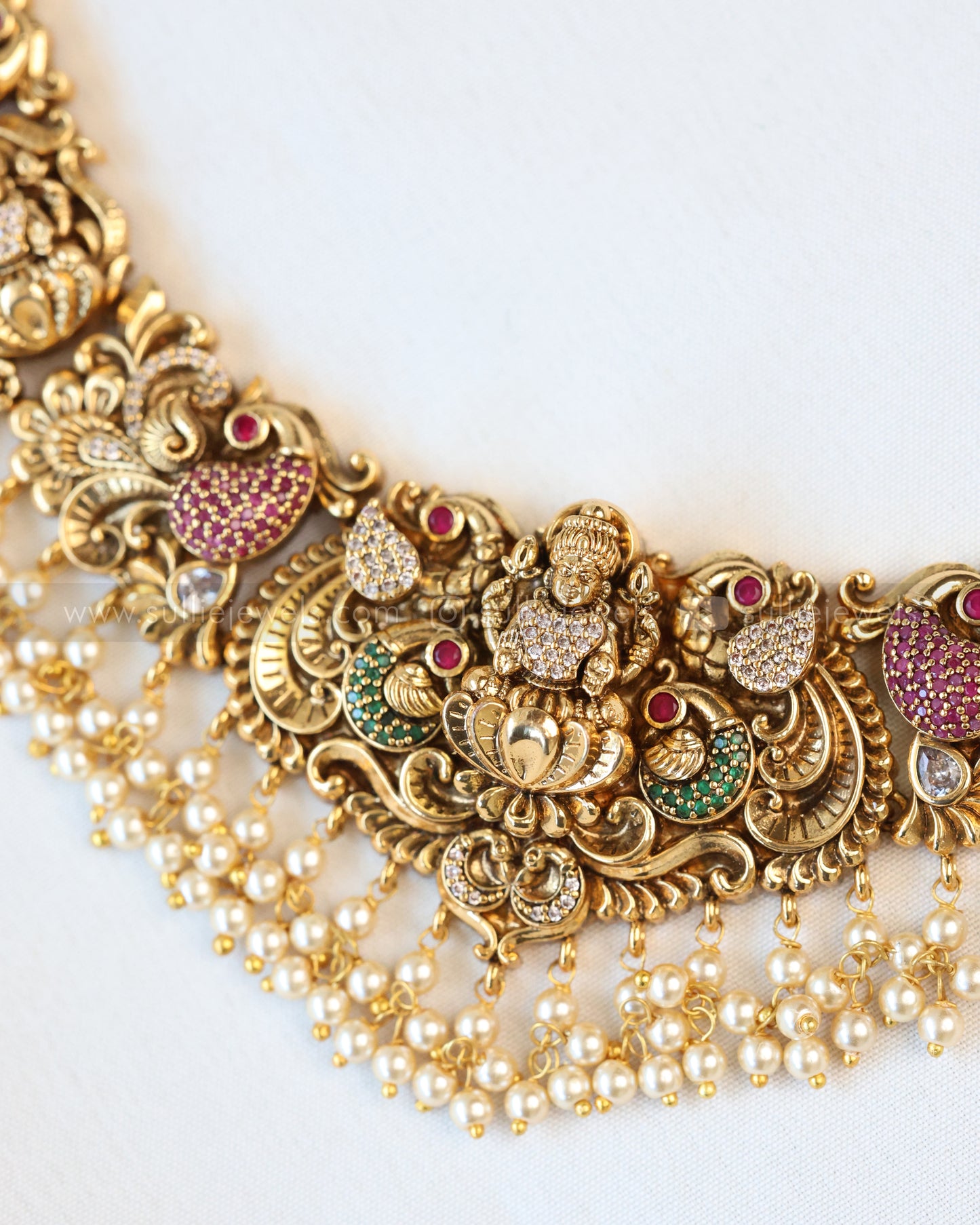 Premium Goddess Multicolour Necklace with Earring