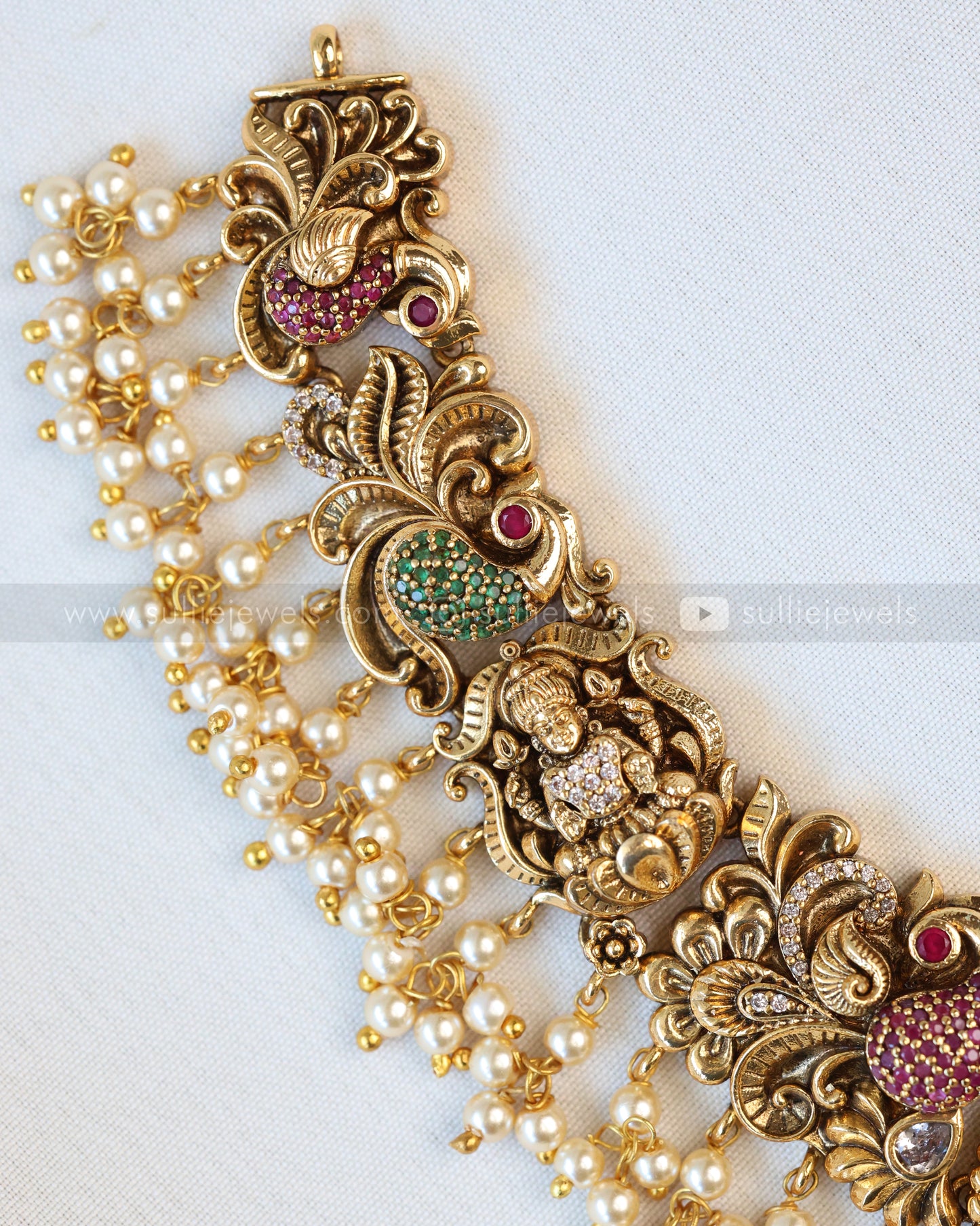 Premium Goddess Multicolour Necklace with Earring