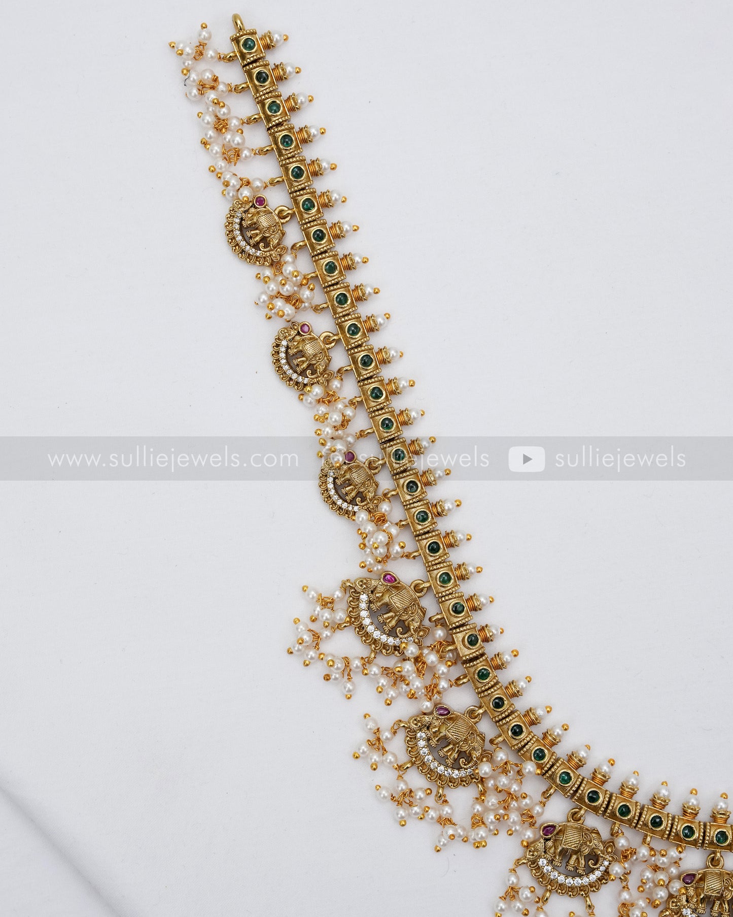 Lakshmi Elephant Guttapusalu Bridal Combo ( 6 piece )
