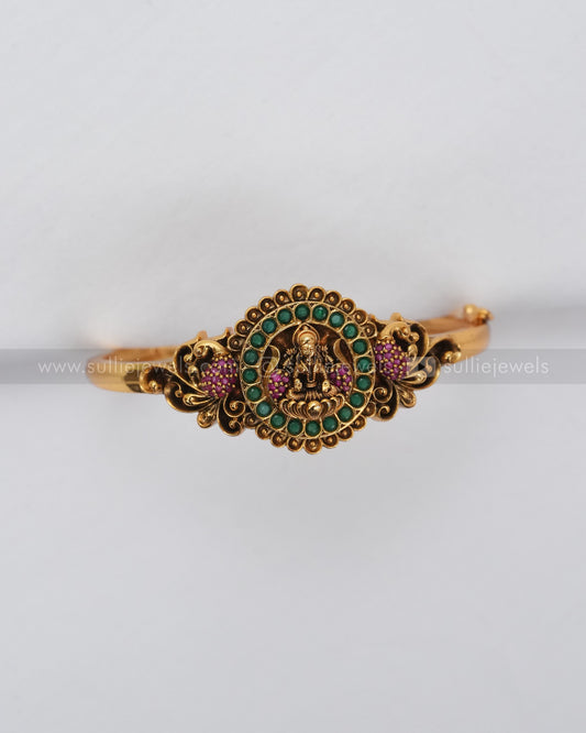 Minimal Goddess Peacock Openable Cuff Bangle