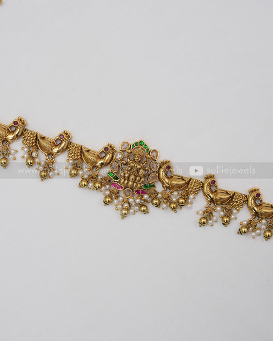 Peacock Minimal Goddess Hipchain