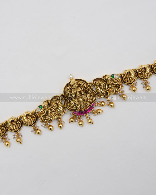 Nagas Premium Peacock Minimal Goddess Hipchain