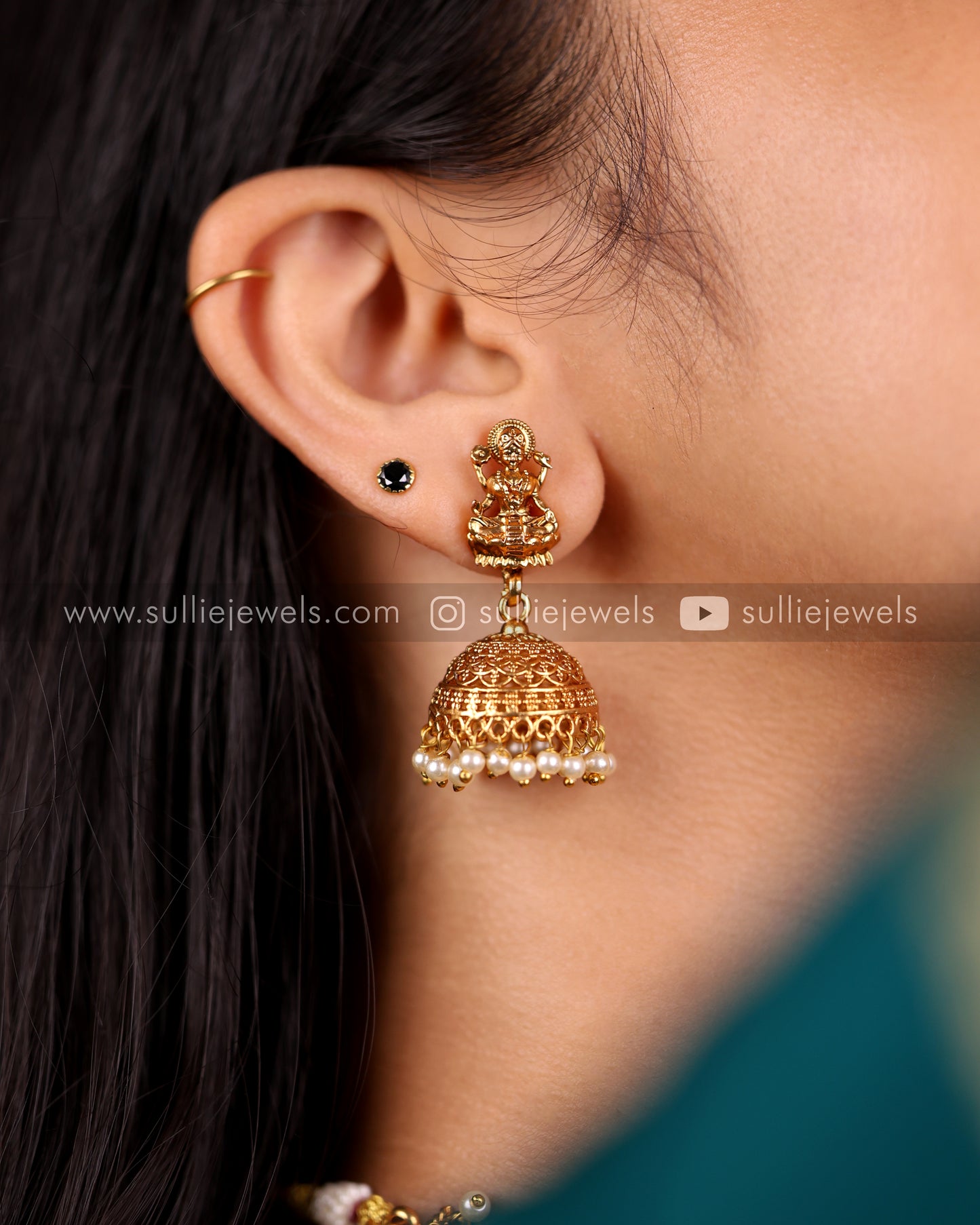 Guttapusalu Lakshmi Necklace Set