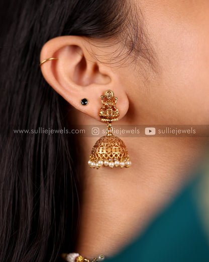 Guttapusalu Lakshmi Necklace Set