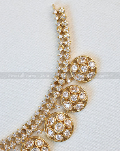 Diamond Designer Necklace with Earrings