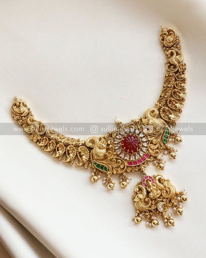 Lakshmi Designer Ruby Bridal Combo ( 3 piece )