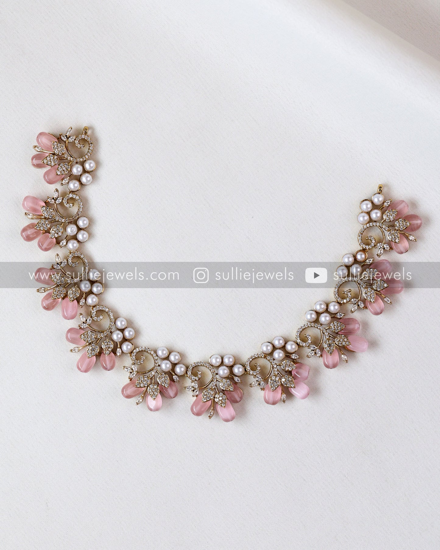 Premium Stone Necklace with Earring