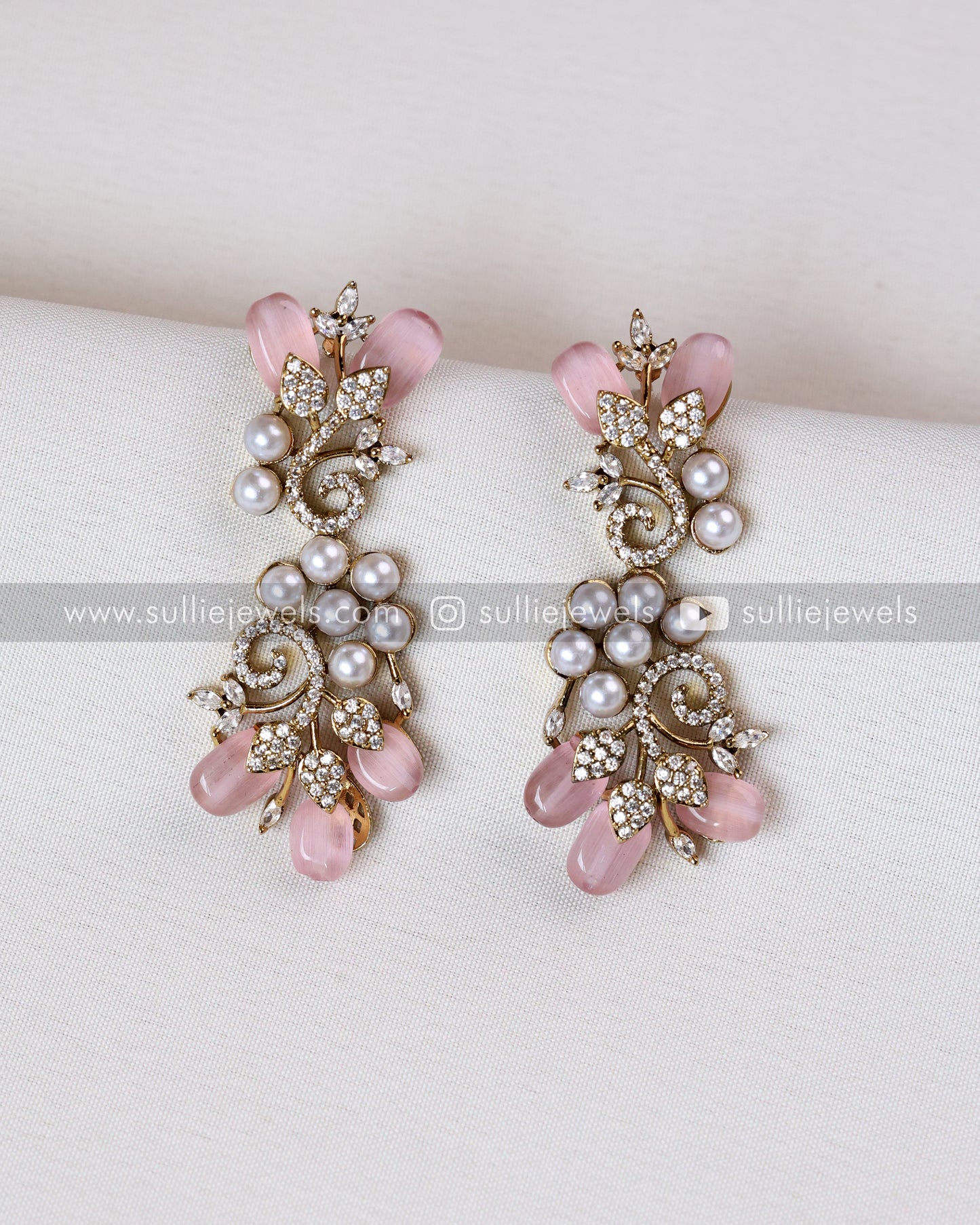 Premium Stone Necklace with Earring