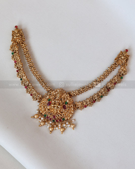 Sullie Basic - Double Layer Lakshmi Necklace with Jhumka