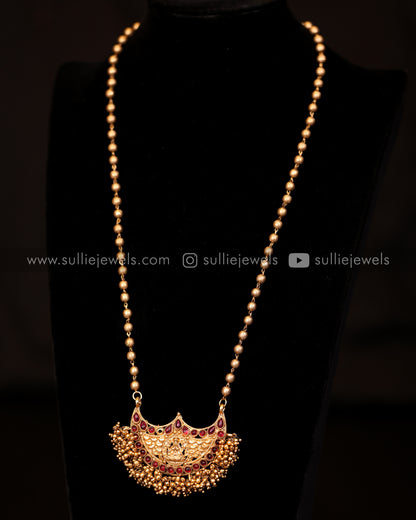 Golden Lakshmi Pendant Set - 2 colours