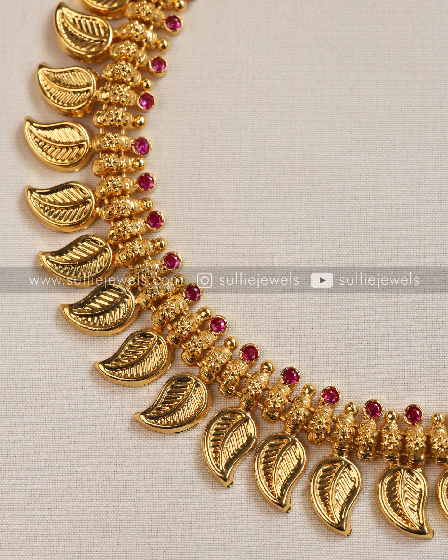 Gold Plated Mango Necklace