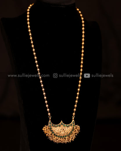 Golden Lakshmi Pendant Set - 2 colours