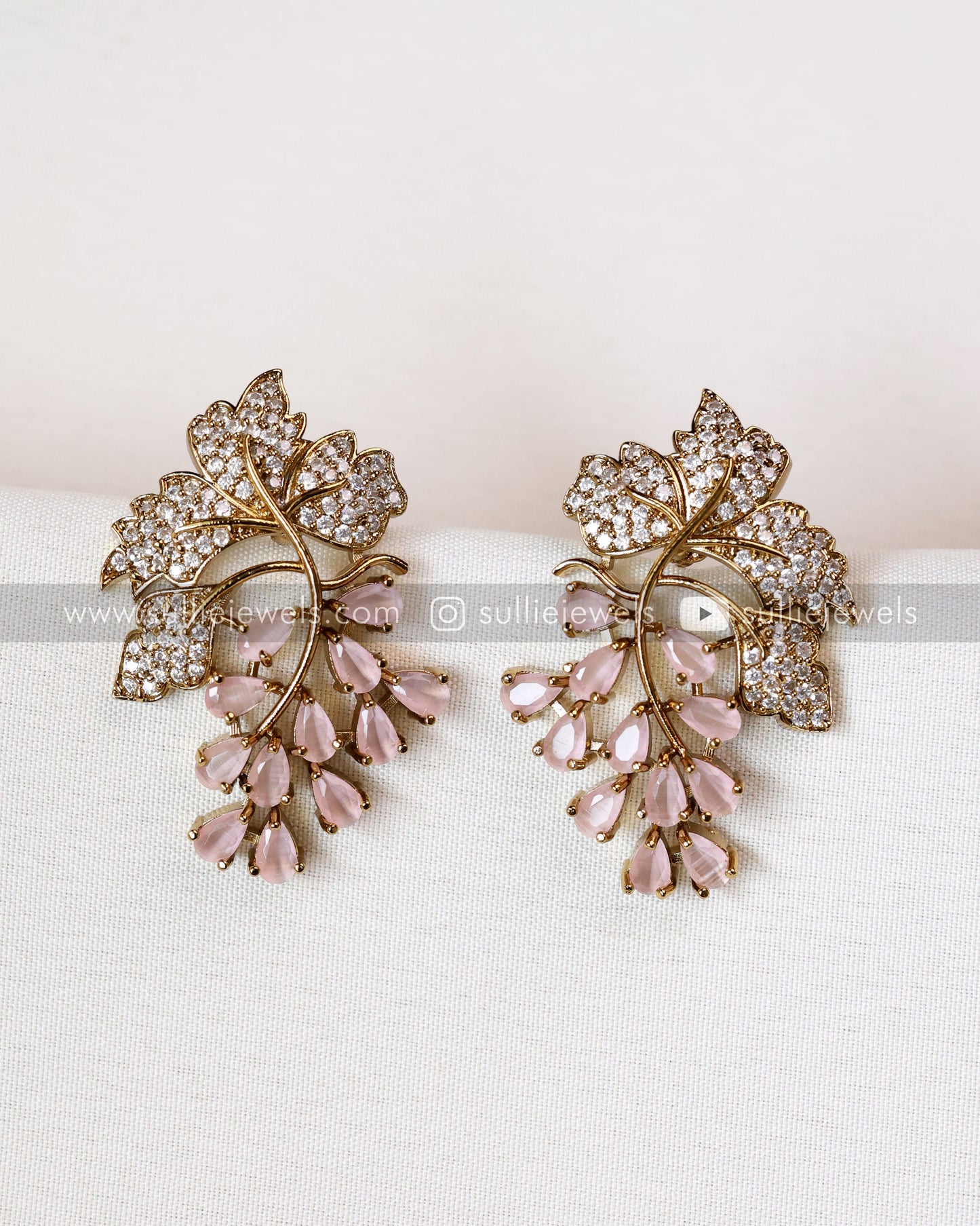 Premium Stone Floral Earring