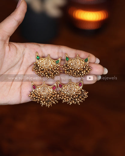 Golden Lakshmi Pendant Set - 2 colours