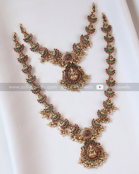 Sullie Basic - Multicolour Lakshmi Bridal Combo with Jhumka