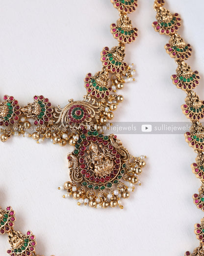 Sullie Basic - Multicolour Lakshmi Bridal Combo with Jhumka