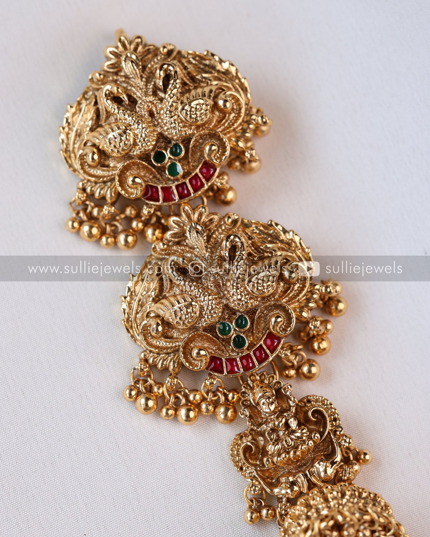 Sullie Basic - Peacock & Lakshmi Hair Brooch