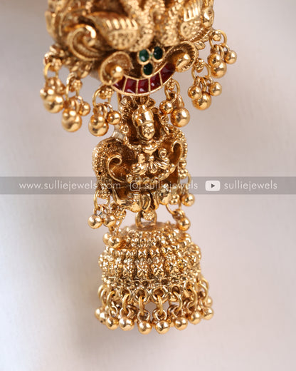 Sullie Basic - Peacock & Lakshmi Hair Brooch