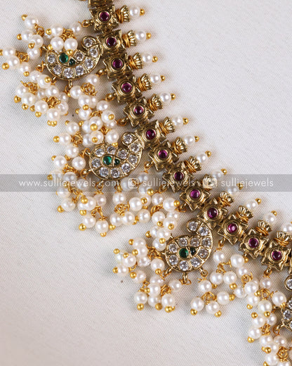 Lakshmi Pendant Guttapusalu Bridal combo ( 3 piece )