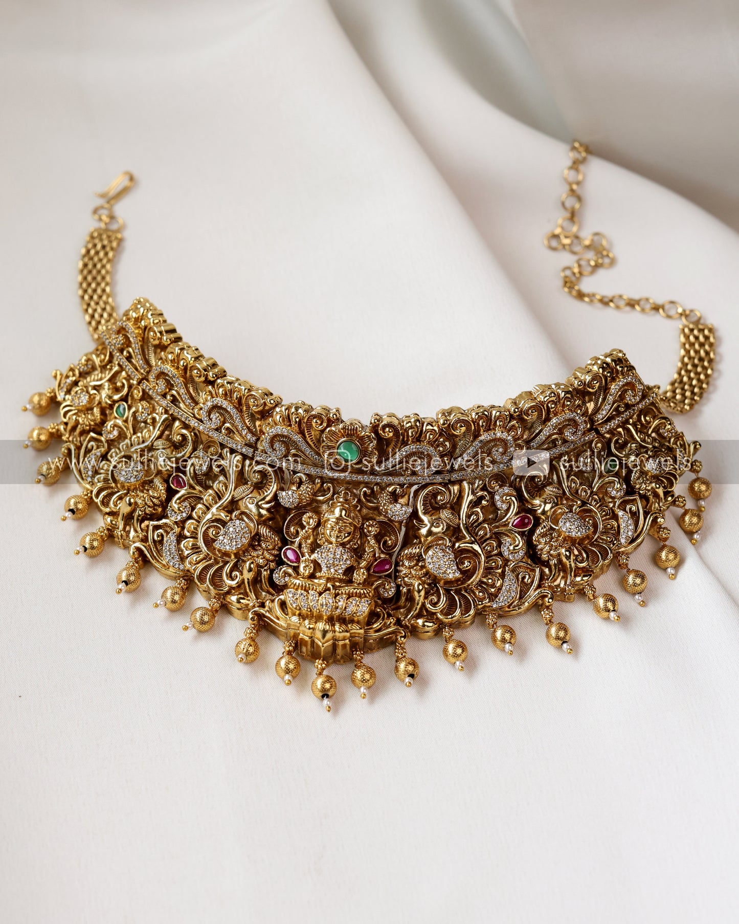 Premium Stone Lakshmi Bridal Combo ( 4 piece )