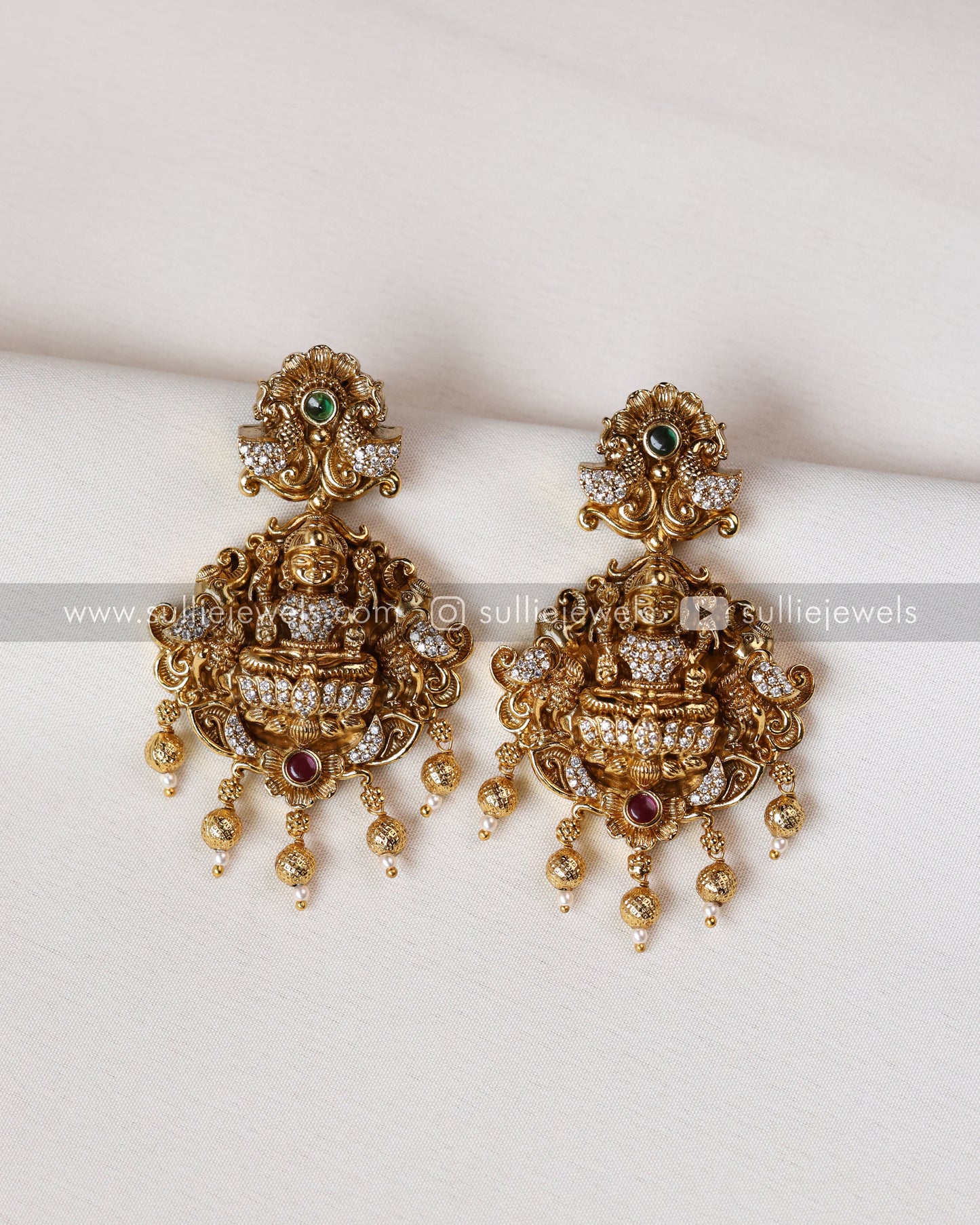Premium Stone Lakshmi Bridal Combo ( 4 piece )