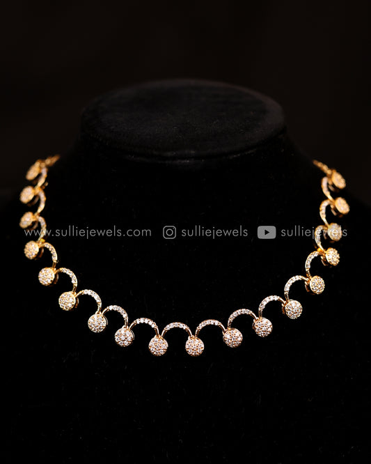 AD Curve Ball Necklace Set