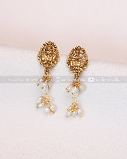 3745 - Sullie Basic - Lakshmi Guttapusalu Necklace Set with Earring
