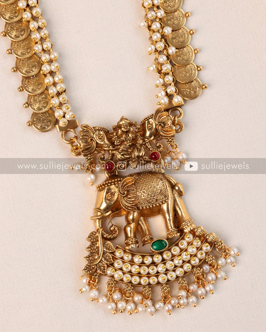 Elephant Coin Haram with Earrings
