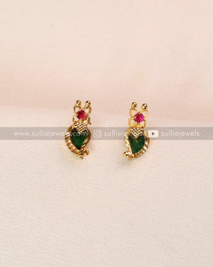 Palakka Gold Plated Chain with Studs