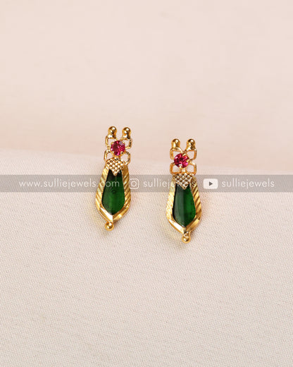 Palakka Gold Plated Chain with Studs