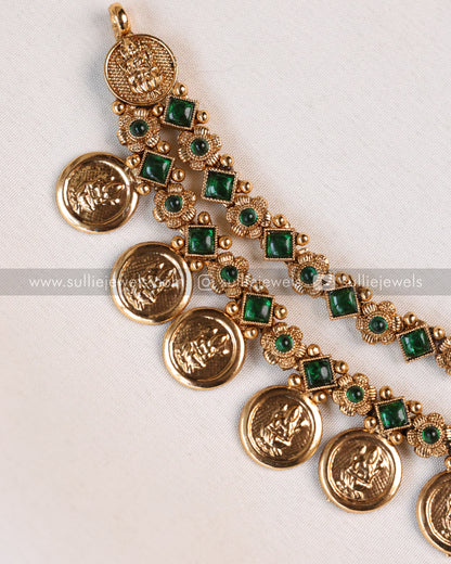 Two Layer Coin Necklace Set