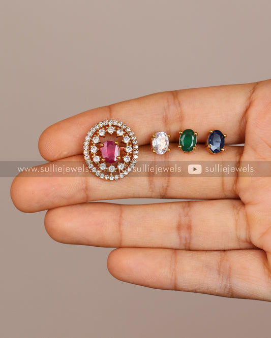 4 in 1 Changeable AD Earring