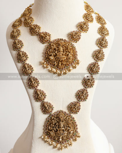 Goddess Premium Stonework Designer Bridal Combo ( 3 Piece )