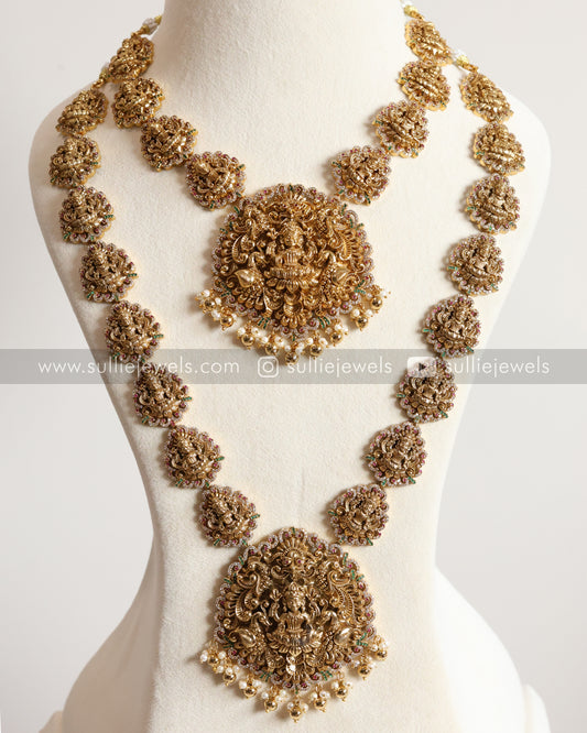 Goddess Premium Stonework Designer Bridal Combo ( 3 Piece )