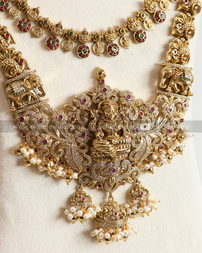 Goddess Stone And Kemp Coin Bridal Combo ( 9 piece )