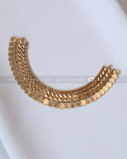 3792 - Sullie Basic - Coin Designer Necklace with Stud